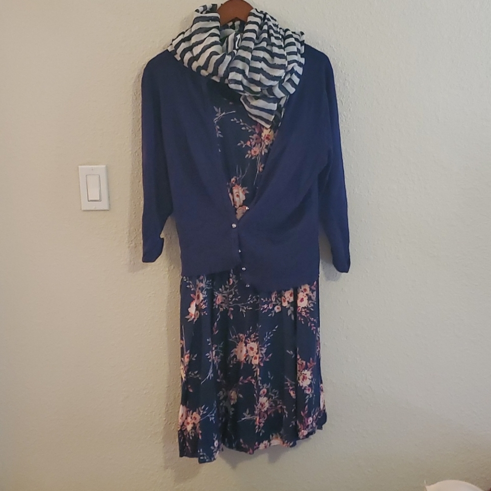 Well loved Navy Dress